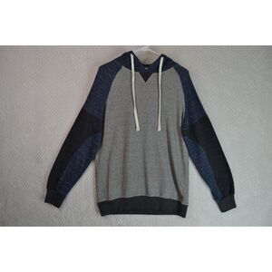 Seven Souls Men's Medium Gray Pullover Hoodie Sweatshirt